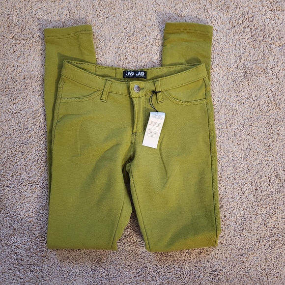 JC JO Pants - JC JO Lime Green Stretch Pants Jeans Size Small